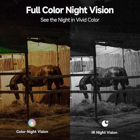 SEHMUA Camera for Home Security Outside, 2K Security Camera Wireless Outdoor, APP Controls, Color Night Vision, PIR Human Detection in Kuwait