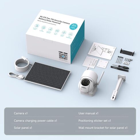 SEHMUA Camera for Home Security Outside, 2K Security Camera Wireless Outdoor, APP Controls, Color Night Vision, PIR Human Detection in Kuwait