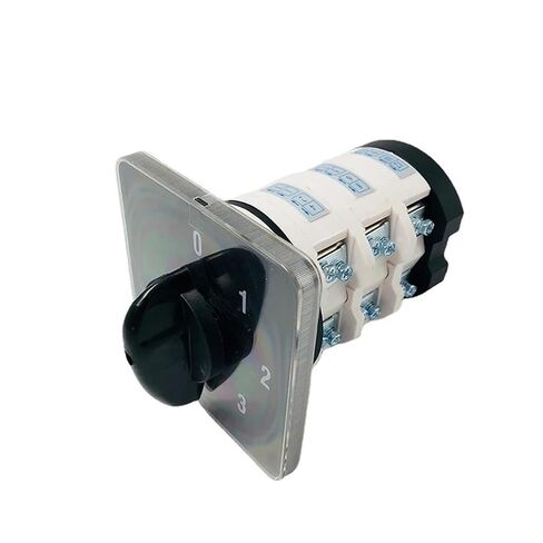 75A Cam Switch Silver 0-3 Position 3 Poles Level Rotary Changeover Switches 12 Terminals YMZ12-75/3 in Saudi Arabia