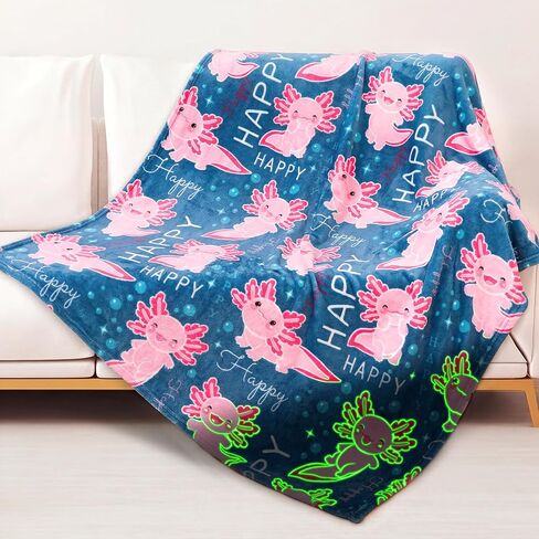 Boys Truck Car Toys Unique Gifts for Kids Glow in The Dark Blanket Glowing Cartoon Tractor Throw Blanket Soft Fleece Blanket Excavators Room Bed Sofa Decor Blankets in Saudi Arabia