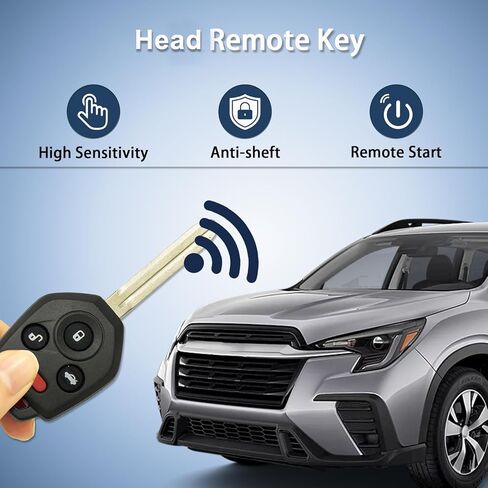 4-Button Key Fob Replacement Fits for Subaru 2014 2015 2016 2017 2018 Forester/ 2015-2019 WRX/ 2012-2017 Impreza/ 2013-2017 XV Crosstrek, FCC ID CWTWB1U811, G Chip 4D82 in Saudi Arabia