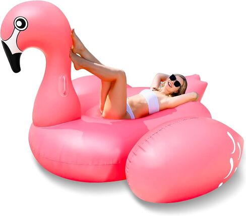 Giant Dinosaur Inflatable Pool Float Party Toys Ride-on with Handles Summer Beach Swimming Pool Party Game Pool Toy Tube Raft Lounge Kids Adults Dinosaur Toy Island(125"x 47"x49") in Saudi Arabia