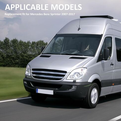 استبدال المرآة الجانبية للركاب لسيارة Mercedes Benz Sprinter 2007-2017 - زجاج مرآة الجانب الأيمن، زجاج مرايا الرؤية الخلفية in Kuwait