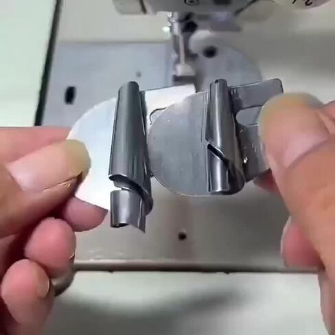 304 Stainless Steel Rolled Hemmer Foot, 8 Sizes Wide Rolled Hem Pressure Foot, Universal Sewing Machine Hemming Feet for Most Household Sewing Machines, Sewing Machine Accessories and Supplies (8) in Kuwait