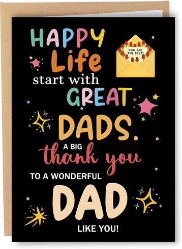 Funny Fathers Day Card Financial Burden, Fathers Day Gift from Daughter Son Kids, Hilarious Happy Father's Day Cards Money for Dad Stepdad Bonus Dad, Joke Fathers Day Gift from Adopted Daughter Son Kids in Saudi Arabia