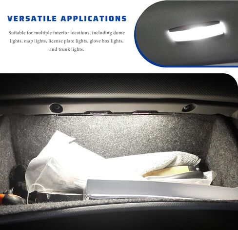 42 PCS Interior Car Lights, 6000K Super Bright Vehicle Dome Map Tail Cab Light Set, DE3175 T10 31mm 41mm 194 LED Interior Replacement Bulbs for Cars Trucks RVs Boats in Kuwait