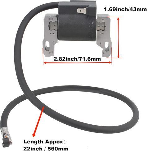 Ignition Coil Solid State Module 398811 Compatible with Briggs and Stratton 298968 398265 395326 395492 293366 7HP-16HP Horizontal Vertical Single Cylinder Engines in Saudi Arabia