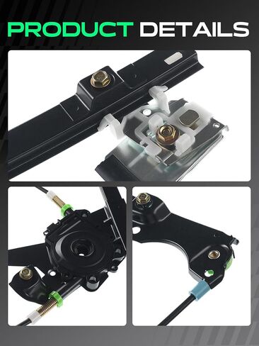YHTAUTO Front Passenger Side Power Window Regulator Without Motor for Volkswagen Golf 1995-1999 Hatchback, Jetta 1993-1999 Sedan in Kuwait