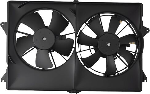 maXpeedingrods Dual Engine Radiator Cooling Fan w/Shroud Assembly for Chrysler Pacifica 2004-2008, 5102428AA 5102429AA in Kuwait