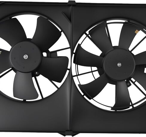 maXpeedingrods Dual Engine Radiator Cooling Fan w/Shroud Assembly for Chrysler Pacifica 2004-2008, 5102428AA 5102429AA in Kuwait