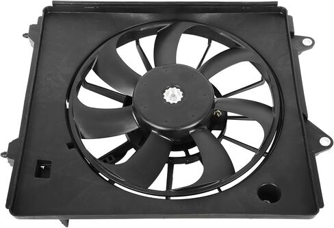 SCITOO Auto Air Condenser Cooling Fan Assembly, Compatible with 2015-2020 for Honda for Fit 1.5L, Automotive Replacement A/C Condenser Cooling Fan in Kuwait