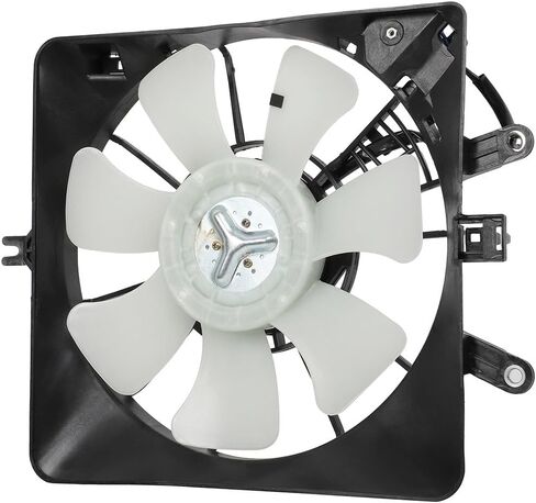 Black A/C Condenser Fan Assembly for Honda for Fit 2007-2008 Passenger Side/RH Electric Cooling Fan Replace 620-280 in Saudi Arabia