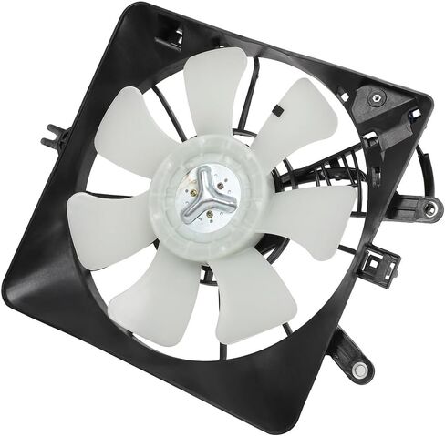 Black A/C Condenser Fan Assembly for Honda for Fit 2007-2008 Passenger Side/RH Electric Cooling Fan Replace 620-280 in Saudi Arabia