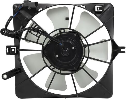 Black A/C Condenser Fan Assembly for Honda for Fit 2007-2008 Passenger Side/RH Electric Cooling Fan Replace 620-280 in Saudi Arabia