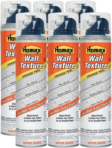 Homax 4092 Water-Based Orange Peel Wall Texture, 20 oz, White, Pack of 6 in Saudi Arabia