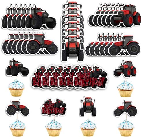 48 Pack Strawberry Cupcake Toppers-Summer Sweet Fruit Berry Strawberry Cupcake Picks Decoration,for Strawberry Theme Baby Shower Birthday/Bachelorette Wedding Party Decorations Supplies in Saudi Arabia