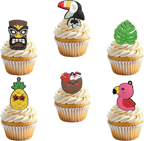 24 PCS Anime Skull Cupcake Rings Pirate Themed Cupcake Toppers Colorful Skeleton Cake Decorations for Skull Theme Baby Shower Kids Birthday Halloween Pirate Party Cake Decorations Supplies in Kuwait