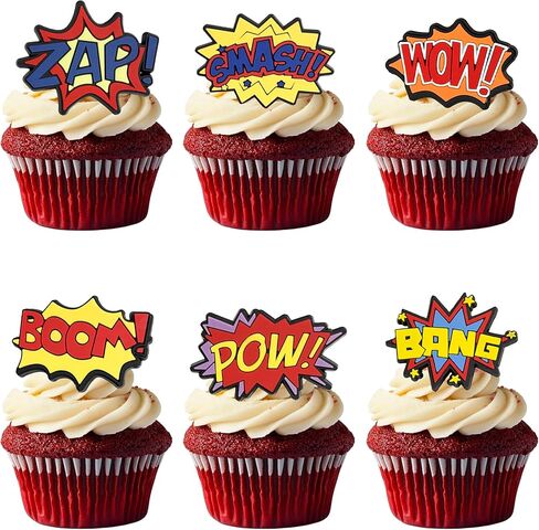 24 PCS Anime Skull Cupcake Rings Pirate Themed Cupcake Toppers Colorful Skeleton Cake Decorations for Skull Theme Baby Shower Kids Birthday Halloween Pirate Party Cake Decorations Supplies in Kuwait