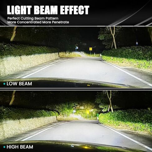 Fit for 2019-2025 Dodge Ram 1500 2500 3500 (without Projector Version) Vehicle Driving Light Bulbs,6000K Safety Bright White,Broader View,Direct Installation,Pack of 6 in Saudi Arabia