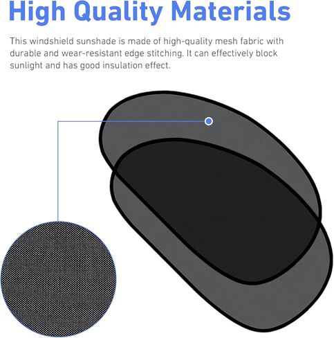 2 PCS Car Side Window Shades, One-way Mesh Privacy Protection Sunshade with Suction, Sun Blocking & Heat Insulation Visor for Baby, Foldable Cover for Front Side Window (Black) in Saudi Arabia