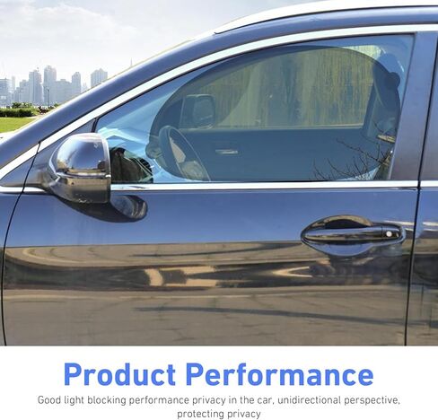 2 PCS Car Side Window Shades, One-way Mesh Privacy Protection Sunshade with Suction, Sun Blocking & Heat Insulation Visor for Baby, Foldable Cover for Front Side Window (Black) in Saudi Arabia