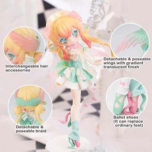 BEEMAI Luluya Symphonic Poem Series Single Box (Contains 1 Figure), 1/8 BJD Blind Box Cute Figures Collectibles Birthday Gift in Kuwait