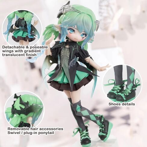 BEEMAI Luluya Symphonic Poem Series Single Box (Contains 1 Figure), 1/8 BJD Blind Box Cute Figures Collectibles Birthday Gift in Kuwait