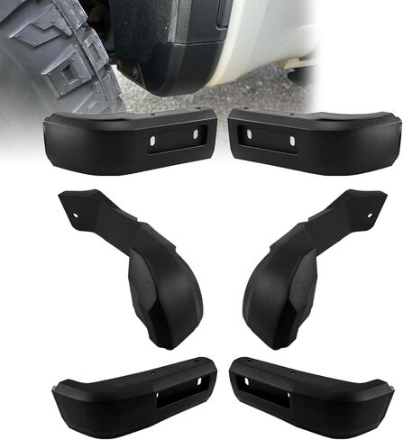 RYANSTAR RACING Mud Flap Replacement Kit Compatible with GMC Sierra 1500 2WD 4WD 2019-2025 & Classic Including Front and Rear partsEasy Installation Increased Tire Clearance ABS in Kuwait