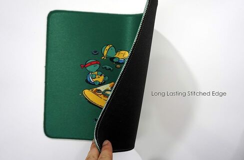 12 x 10 inches 4 Turtles Eating Pizza Gaming Anime Cute Mouse Pad in Kuwait