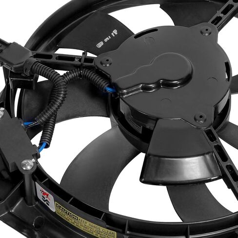 مجموعة كفن مروحة تبريد مكثف التيار المتردد طراز OE من Auto Dynasty KI3120101 متوافقة مع Rio Rio5 06-11 in Kuwait