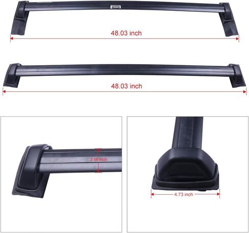 Heavy-Duty Roof Rack Crossbars Car Roof Rack for Honda Element 2003-2011,Black in Kuwait