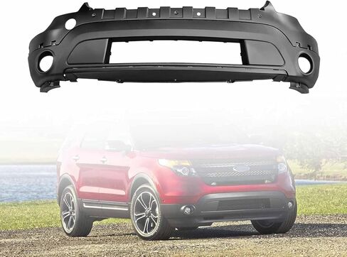 Explorer Front Lower Bumper Cover Compatible with 2011 2012 2013 2014 2015 Ford Explorer W/Fog Lamp Holes 11744538 in Saudi Arabia