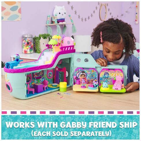 DreamWorks Gabby’s Dollhouse, Mercat’s Spa Room Playset, with Mercat Toy Figure, Surprise Toys and Dollhouse Furniture, Kids’ Toys for Girls and Boys 3+ in Kuwait