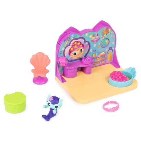 DreamWorks Gabby’s Dollhouse, Mercat’s Spa Room Playset, with Mercat Toy Figure, Surprise Toys and Dollhouse Furniture, Kids’ Toys for Girls and Boys 3+ in Kuwait