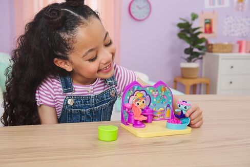 DreamWorks Gabby’s Dollhouse, Mercat’s Spa Room Playset, with Mercat Toy Figure, Surprise Toys and Dollhouse Furniture, Kids’ Toys for Girls and Boys 3+ in Kuwait