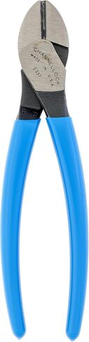 Channellock E338 8-Inch Diagonal Cutting Pliers with Xtreme Leverage Technology (XLT) Requires Less Force to Cut than Other High-Leverage Models | Laser Heat-Treated Cutting Edge for Extended Life | Forged from High Carbon Steel | Made in USA in Kuwait