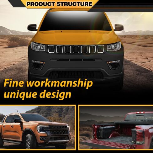 CNNELL Bumper Cover Fascia Front Upper Primed Compatible with Jeep Compass 2017-2021,Fit for Models W/O Upland Appearance Package 68499103AA, 68351154AA, CH1014124 in Kuwait