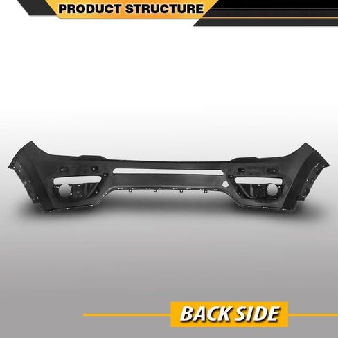 CNNELL Bumper Cover Fascia Front Upper Primed Compatible with Jeep Compass 2017-2021,Fit for Models W/O Upland Appearance Package 68499103AA, 68351154AA, CH1014124 in Kuwait