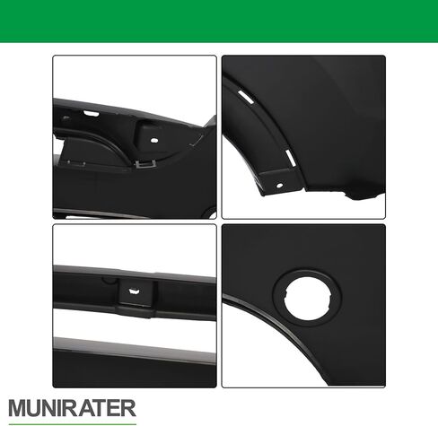 غطاء المصد الأمامي من munirater بدون فتحات مساعدة في الحديقة، بديل لـ 2011 2012 2013 2014 2015 Explorer BB5Z17D957APTM FO1014109 in Kuwait