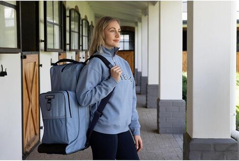 LeMieux Riding Boots & Hat Bag - Padded Divider and Comfort Grip Handle - Strong Denier Waterproof Outer - One Size in Saudi Arabia
