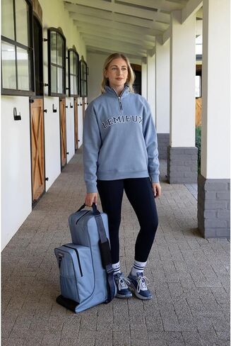 LeMieux Riding Boots & Hat Bag - Padded Divider and Comfort Grip Handle - Strong Denier Waterproof Outer - One Size in Saudi Arabia