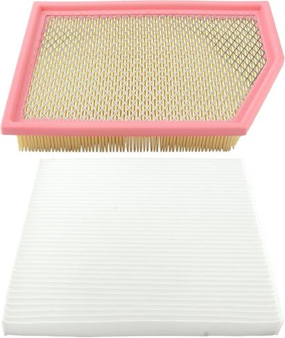 Engine & Cabin Air Filter Replacement 52022378AB FC38185 Compatible with Jeep Cherokee L4 2.4L/ V6 3.2L 2014 2015 2016 2017 2018 52022378AA 10096AF1619 WAF5233 WA10096 PAF316 PA4484 FA8189 in Kuwait