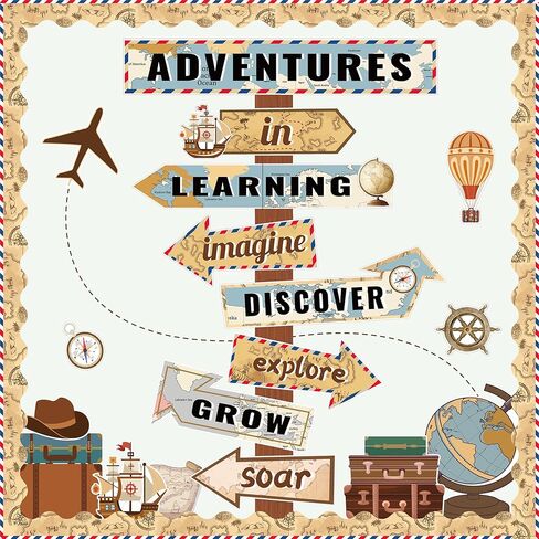 Outer Space Astronaut Bulletin Board Decorations Space Theme Classroom Decor Back to School Galaxy Borders Blast into a Learning Adventure Rocket Solar System Planet Paper Cutouts Kids in Saudi Arabia