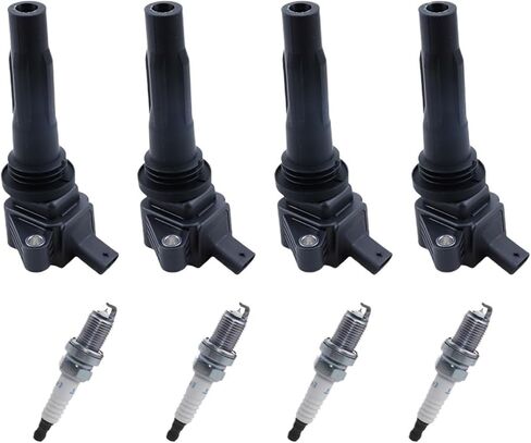 Ignition Coils & Spark Plugs Kit Fit For MG ZS MG3 1.5L 2016- ROEWE I5 1.5L I6 PLUS RX3 1.6L F01R00A113 10239858 Car Accessories(4 x Spark Plug) in Saudi Arabia