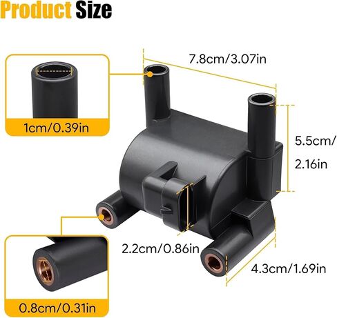 Ignition Coil Twin Cam Compatible with Harley Davidson 2007-2017 Replace 31696-07A Double Cam 3169607A 28058097 in Saudi Arabia