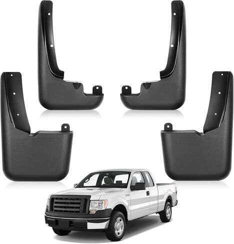 BDFHYK Mud Flaps Splash Guards PP and TPO Material Mudguards Mudflaps Compatible with f250 f350 1999-2010 with Easy to Clean Fender Flares, 4 PCS in Saudi Arabia