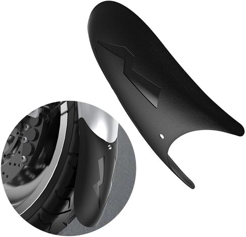 MACHSWON Motorcycle Front Rear Mudguard Fender Extender, Motorbike Extension Wheel Cover Tire Hugger Mud Splash Guard, 22*12.5*10.5 cm/8.66*4.92*4.13 inch, Motorcycle Universal Fit Arc Length 16.5cm in Kuwait
