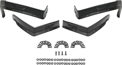 HECASA Front & Rear Mud Guard Compatible with 2014-2021 Polaris Sportsman 570 450 350 ETX 570 Touring Extensions Fender Flares 4Pcs in Kuwait