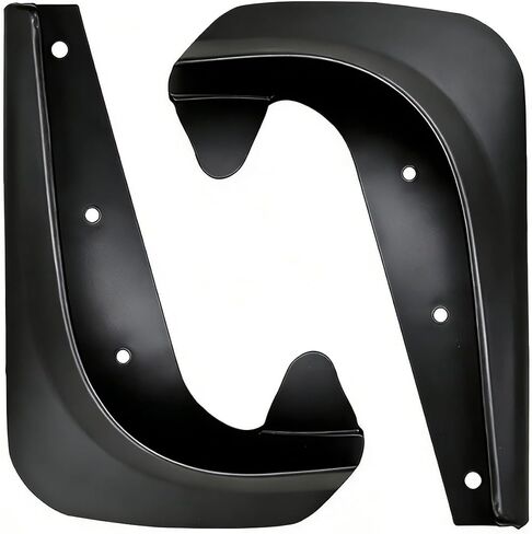 2 PCS Car Mud Flaps, Anti-splash Mudguard for Rear Tire, Heavy-duty Anti-scratch Fender Protector for All-weather, Universal Modification Accessory for Cars SUVs Trucks (Black) in Saudi Arabia