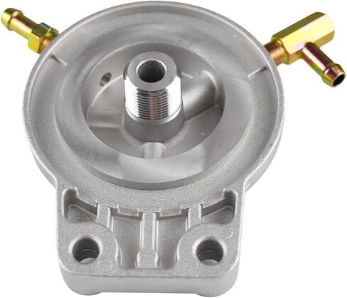 Fuel Filter Mounting Base Compatible with Yanmar Engine 4TNV84T 4TNV94 4JH4AE 4JH5E 3JH5AE 3JH5E 3TNV82A, Replace 129004-55612,12900455612 in Saudi Arabia